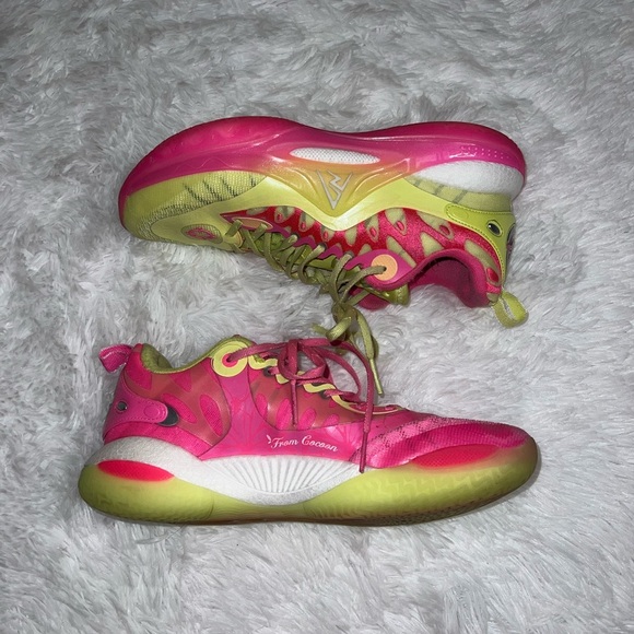Rigorer Austin Reaves AR2 “Fusion” SE Basketball Shoes Pink & Neon Green size 9 - Picture 1 of 10